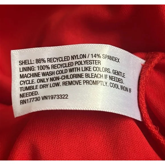 Wild Fable Lace Ruffle Cherry Red Maxi Bodycon Dress - Picture 6 of 6